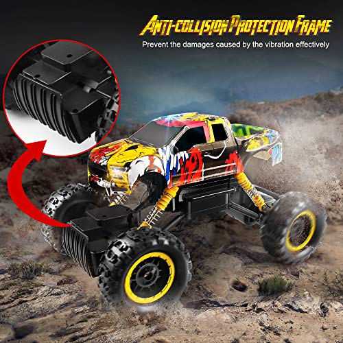 image for RC Cars,Tomons 1/12 Remote Control Car 4WD with 2 Rechargeable Batteri