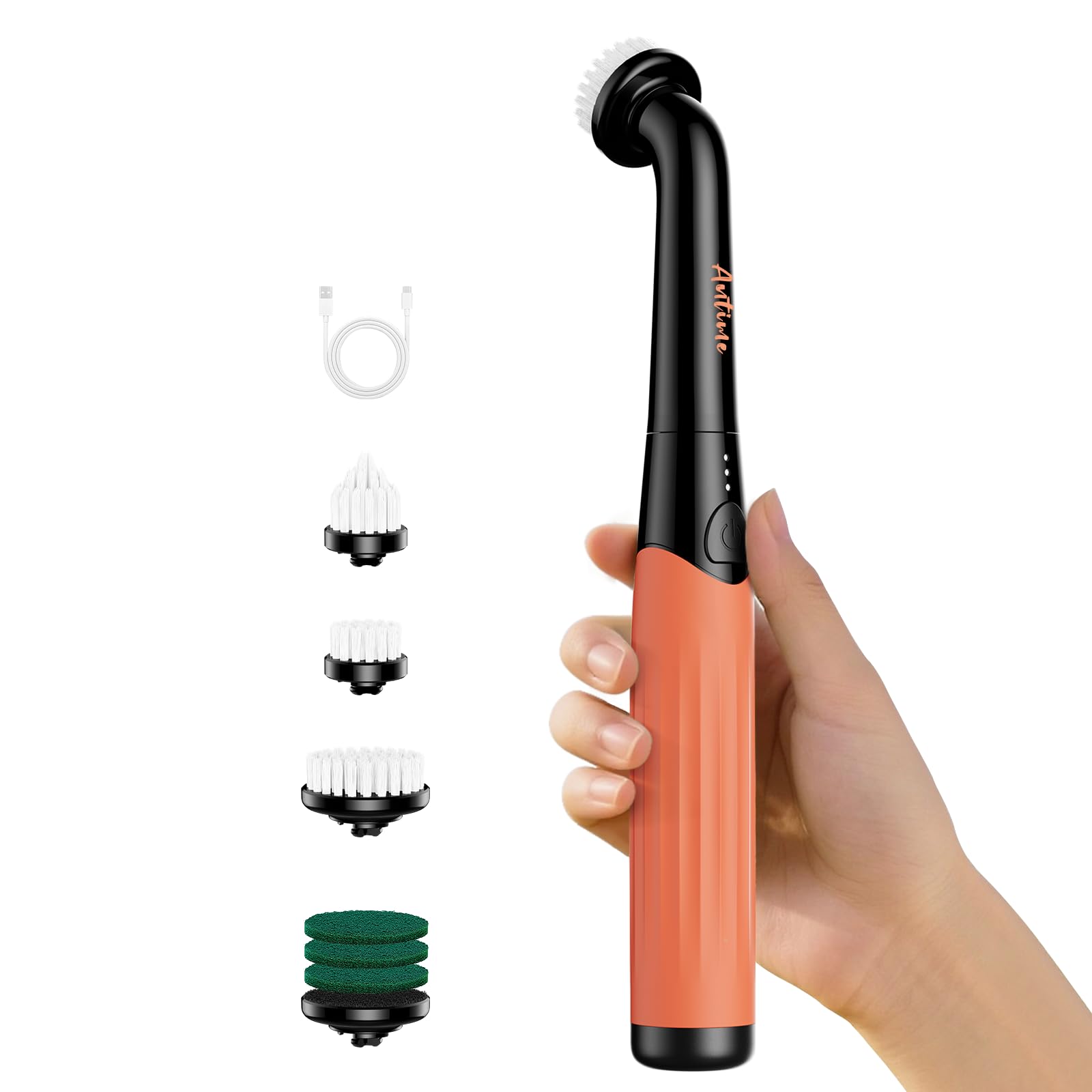 Photo 1 of ***MISSING REPLACEMENTS HEADS -SELLING AS IS *** Rechargeable Electric Grout Brush, Upgraded Cordless Power Scrubber Kit, Waterproof Cleaning Brush for Bathroom, Kitchen, Tub, Grout, Crevice