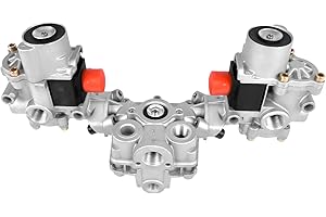 Flynsu 4725001230 Rear ABS Solenoid Modulator Valve Replacement for Wabco 4S/4M 6S/4M ABS Axle Package DC 12V
