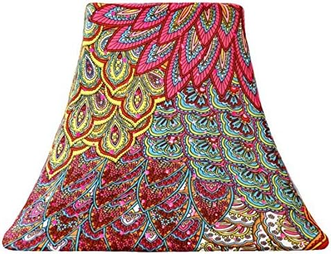 Fuchsia Peacock - Custom SLIP COVERS for lampshades