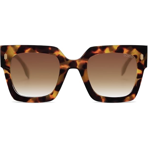 Vintage Oversized Square Sunglasses UV400 Retro Luxury Big Large Sun Glasses Amazon.com: YuJian Vintage Square Oversized Sunglasses for  main image 2