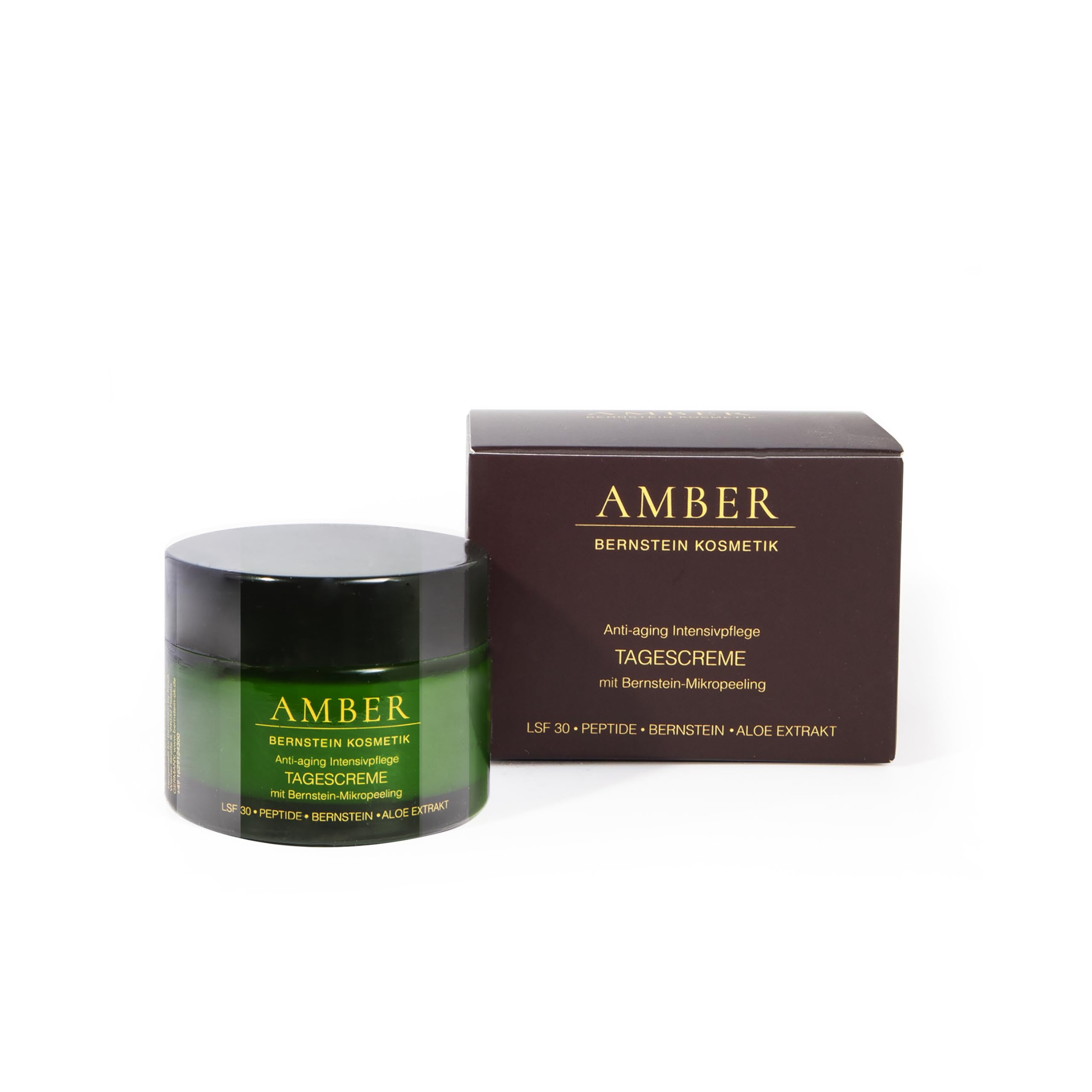 Amber Anti-Ageing Intensive Care Day Cream with Amber Micropeeling SPF 30; 50 ml; Effective Solution Against Pigment Spots, Post-Acne Stains, Blemished Skin