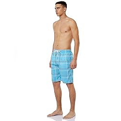 KAILUA SURF Mens Swim Trunks Long, Quick Dry Mens