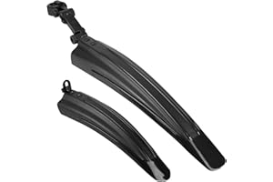 Taeku Bike Fenders, Universal Adjustable Road BMX Mountain Bike Front Rear Mudguards Set for 20"/22"/24"/26" Bicycle Mud Guar