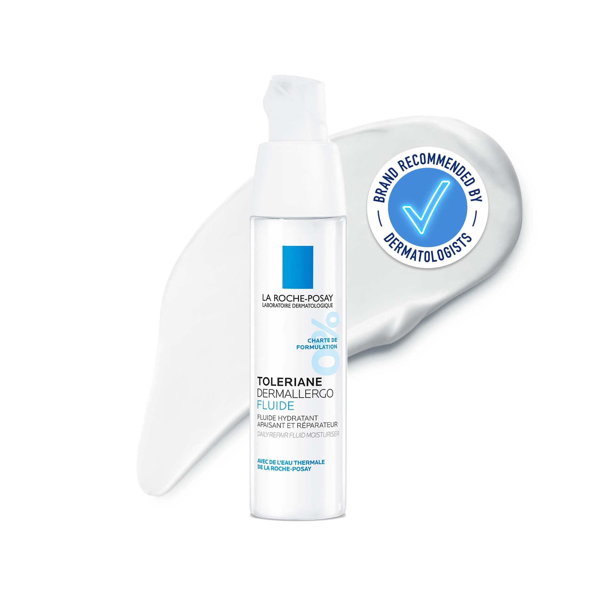 La Roche-Posay Toleriane Dermallergo Soothing Fluid Moisturiser For Sensitive Skin 40ml