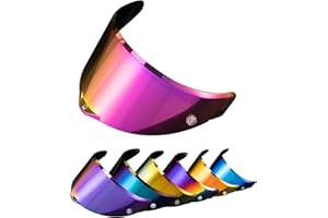 PSLER Pista GP RR visor - Pista Helmet Visor Motorcycle Face Shield Replacement for Pista GPR CORSA-R Pista GPRR RACE 3,Deep Rose Red