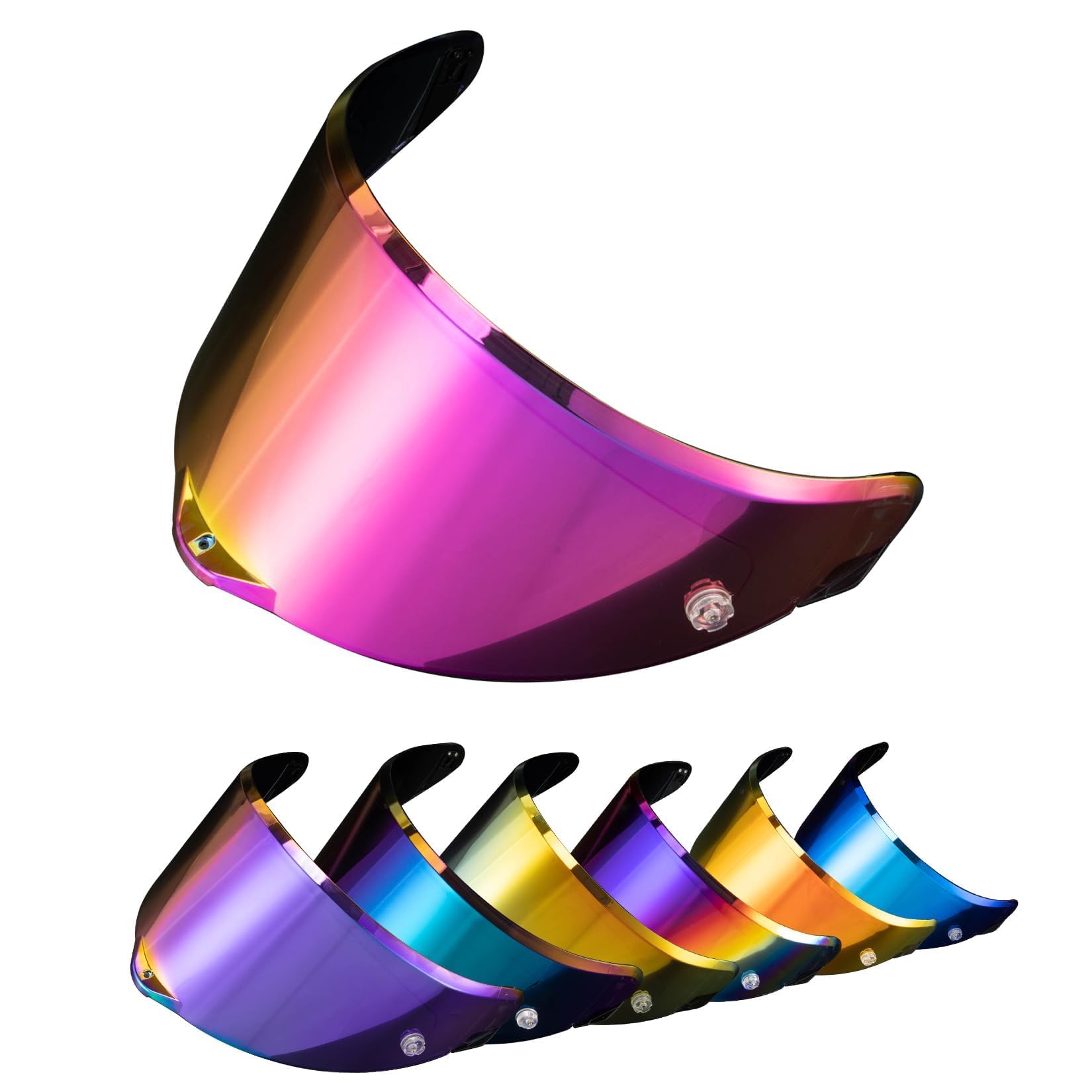 Photo 1 of PSLER Pista GP RR visor - Pista Helmet Visor Motorcycle Face Shield Replacement for Pista GPR CORSA-R Pista GPRR RACE 3,Deep Rose Red