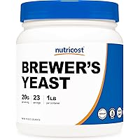 Nutricost Brewers Yeast Powder 1LB (16oz) - Non-GMO, Vegetarian Friendly