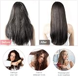 URAQT Boar Bristle Paddle Hair Brush for Women Reducing Breakage view 5