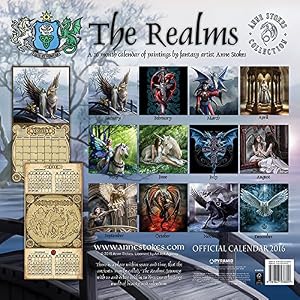 Anne Stokes 2016 "The Realms" 16 Month Wall Calendar