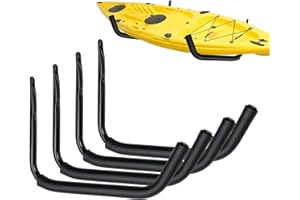 DOHUSPLE 15" Kayak Wall Mount Rack, Garage Storage Hanger Hooks