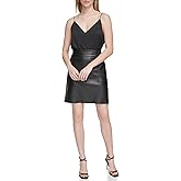 Calvin Klein Womens Skirt Leather Faux