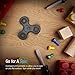 Maxboost Fidget Spinner, [Mini Size][Premium Bearing] Figit Spinner Toy Finger Spinner Focus Spinner Easy Spin Stress Reducer for Kids and Adult Hands Toys Perfect for Anxiety, Autism (Black)