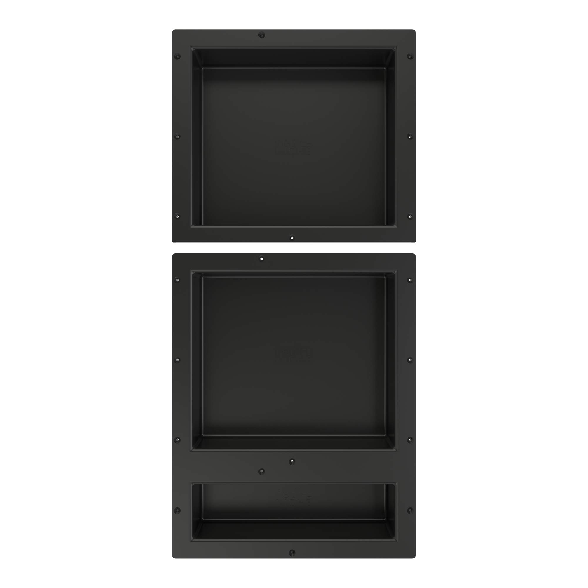 Tile Redi USA RNT1614S-20D Redi Niche Shower 16" W x 34" H Black