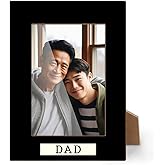 Dad Picture Frame, 4x6 Father Photo Frame, Birthday Christmas Father's Day Gifts For Dad from Daughter Son, Tabletop Picture Frames for Home Living Room Bedroom Desk Decor-47