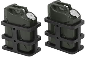 ZLXHDL 2PCS Mini Fuel Tank,RC Car Mini Oil Can,Rc Accessories Simulated Fuel Tank for 1/8 1/10 RC Crawler Car Decoration Accessory(Deep Green)