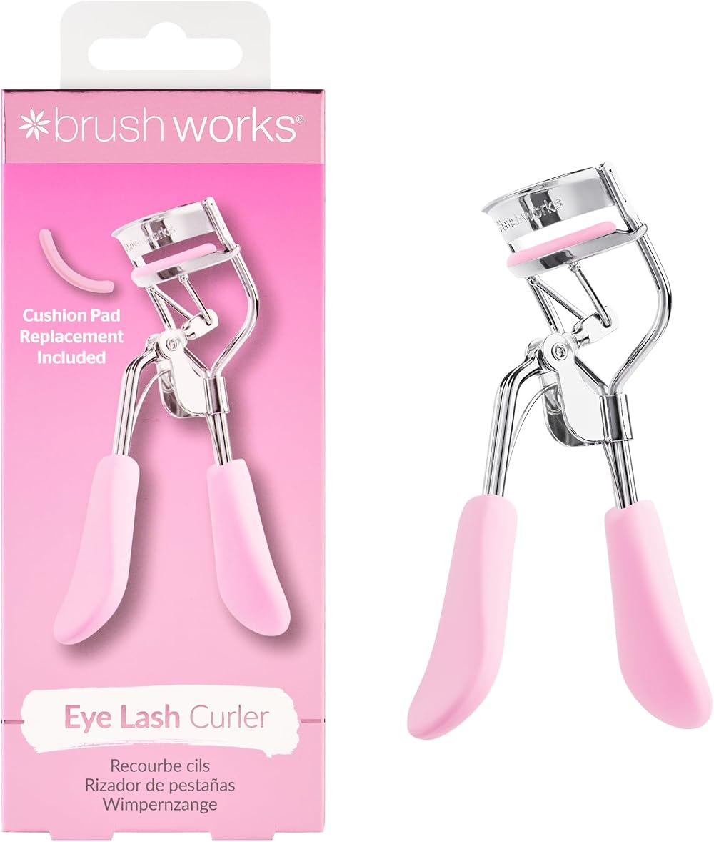 Brushworks Eyelash Curler Brand New Compact Flexible Cushion