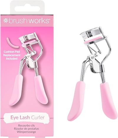 Brushworks Eyelash Curler Brand New Compact Flexible Cushion