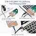 USB C to Lightning Fast Charging Cable, METRANS Power Delivery USB A +USB C to Lightning Cord Data Transfer 3FT Nylon Braided for iPhone X/ 8/ 8 Plus