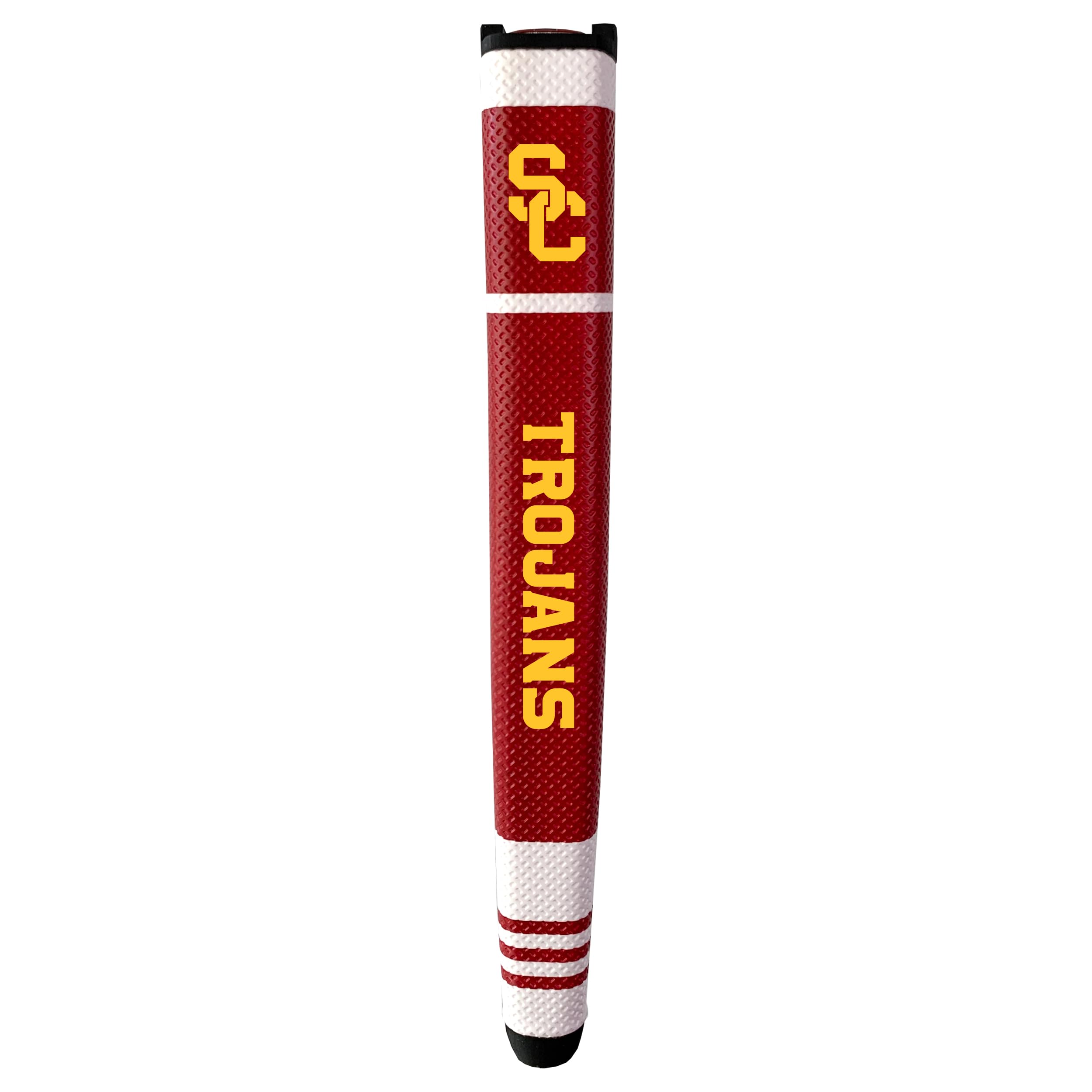 Team Golf NCAA USC Trojans Golf Putter Grip Golf Putter Grip with Removable Gel Top Ball Marker, Durable Wide Grip & Easy to Control