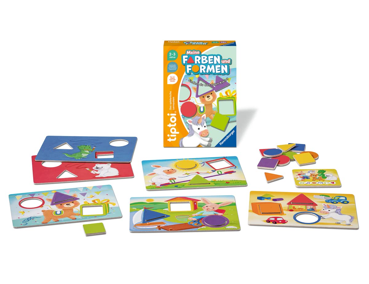 Ravensburger tiptoi Spiel 00168 - Meine Farben und Formen, Lernspiel für Kinder ab 2 Jahren - Geburtstagsgeschenke 2