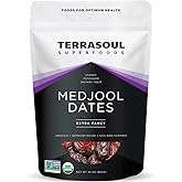 Terrasoul Superfoods Organic Medjool Dates, 2 Lbs - Soft Chewy Texture | Sweet Caramel Flavor | Farm Fresh