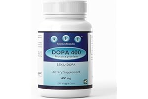 AFI AMERICA's FINEST INC Mucuna Pruriens 400Mg 240 Vegetable Capsules Afi Dopa 400 Supplement For Positive Balance Of Mood Mo