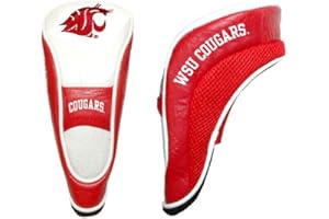 Team Golf NCAA Hybrid Golf Club Headcover, Hook-and-Loop Closure, Velour Lined for Extra Club Protection