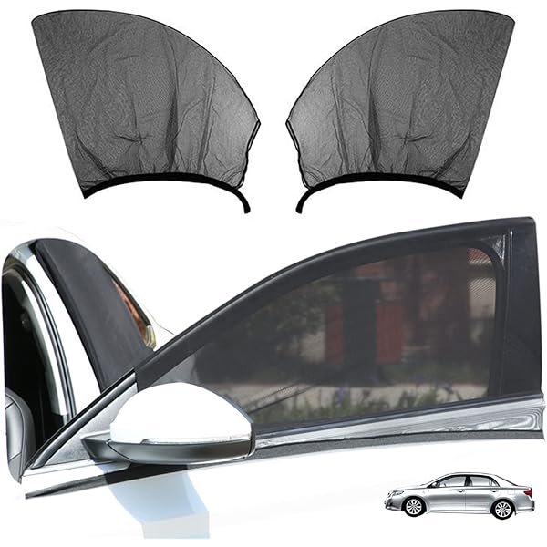 Car Window Sun Shade, Breathable Mesh Car Side Window Shade
