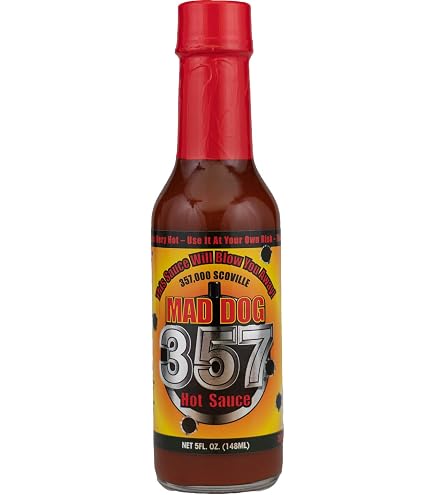 Amazon.com : Mad Dog 357 Pepper Extract 5 Million Scoville, 1.7oz