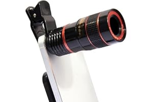 8X Optical Zoom Lens for Smartphones, HD Telephoto Telescope Phone Camera Lens with Universal Clip for Photography