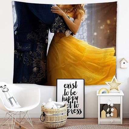 Amazon Com Disney Collection Tapestry 2017 Beauty And The