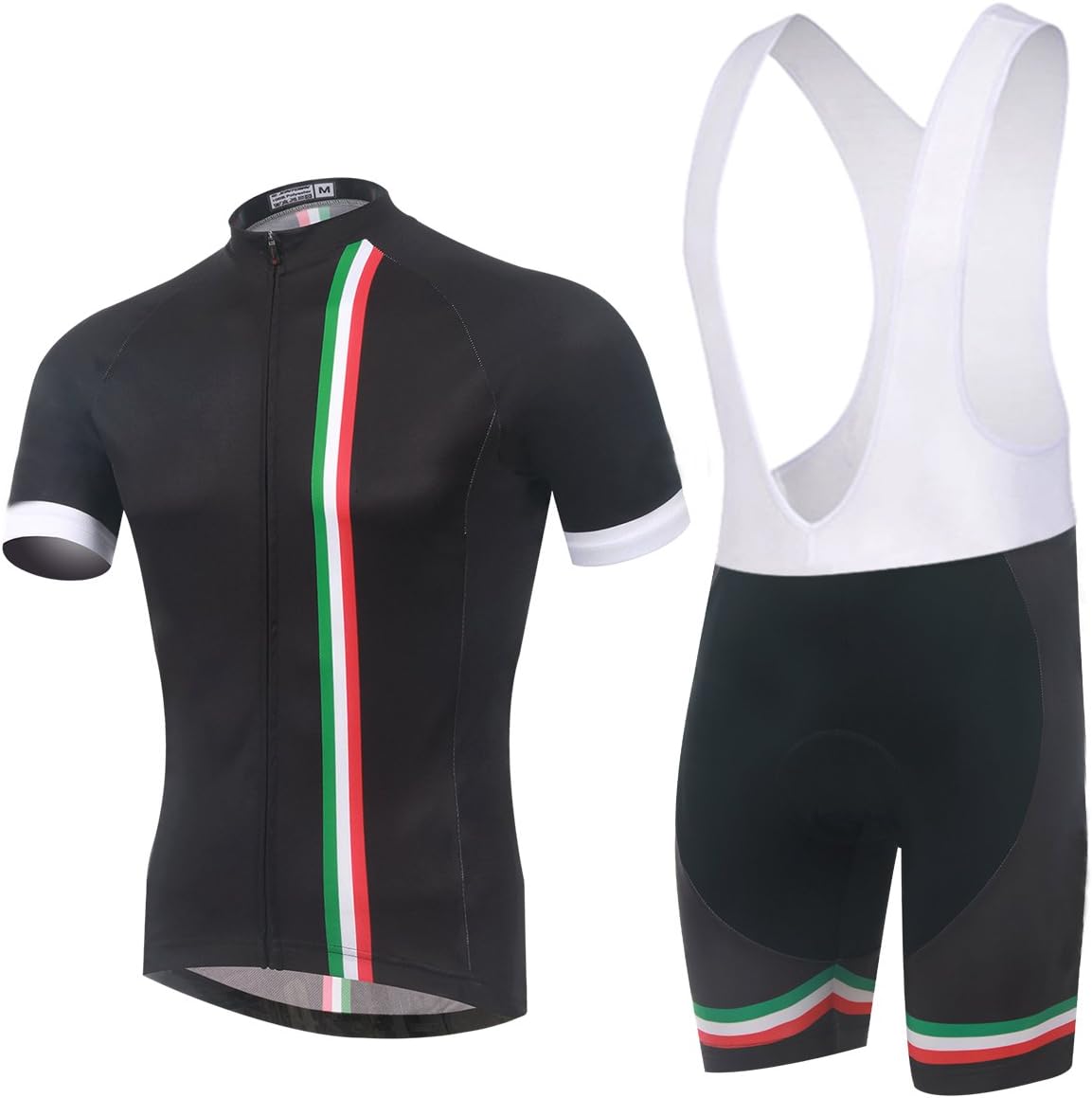 TeyxoCo Men Italy Fashion Cycling Gel Pad Bid Jersey Set XL