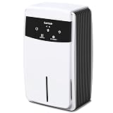 LasVacde Dehumidifier with Drain Hose for Bathroom, 95 OZ Dehumidifiers for Home Bedroom Basement & RV with Auto Shut-off, Aromatherapy