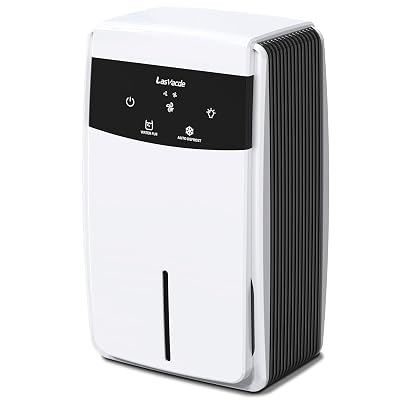LasVacde Dehumidifier with Drain Hose for Bathroom, 95 OZ Dehumidifiers for Home Bedroom Basement & RV with Auto Shut-off, Aromatherapy