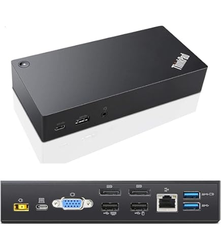 その他 lenovo dock 40AS0090JP Amazon.com: Lenovo ThinkPad USB-C Dock Gen 2 (40AS0090