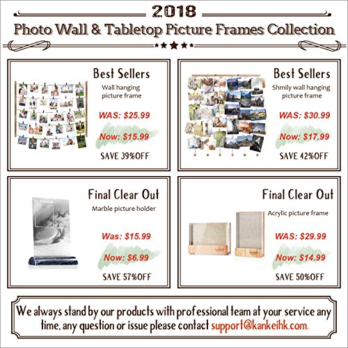 LoveKANKEI Wall Hanging Picture Photo Frames 26 by 29 Inch with 30