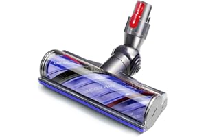 Upgrade Anti-Tangle Vacuum Head Replacement for Dyson V7, V8, Cyclone V10, V11, V15 Cordless Vacuum Cleaner, Quick Release Mo