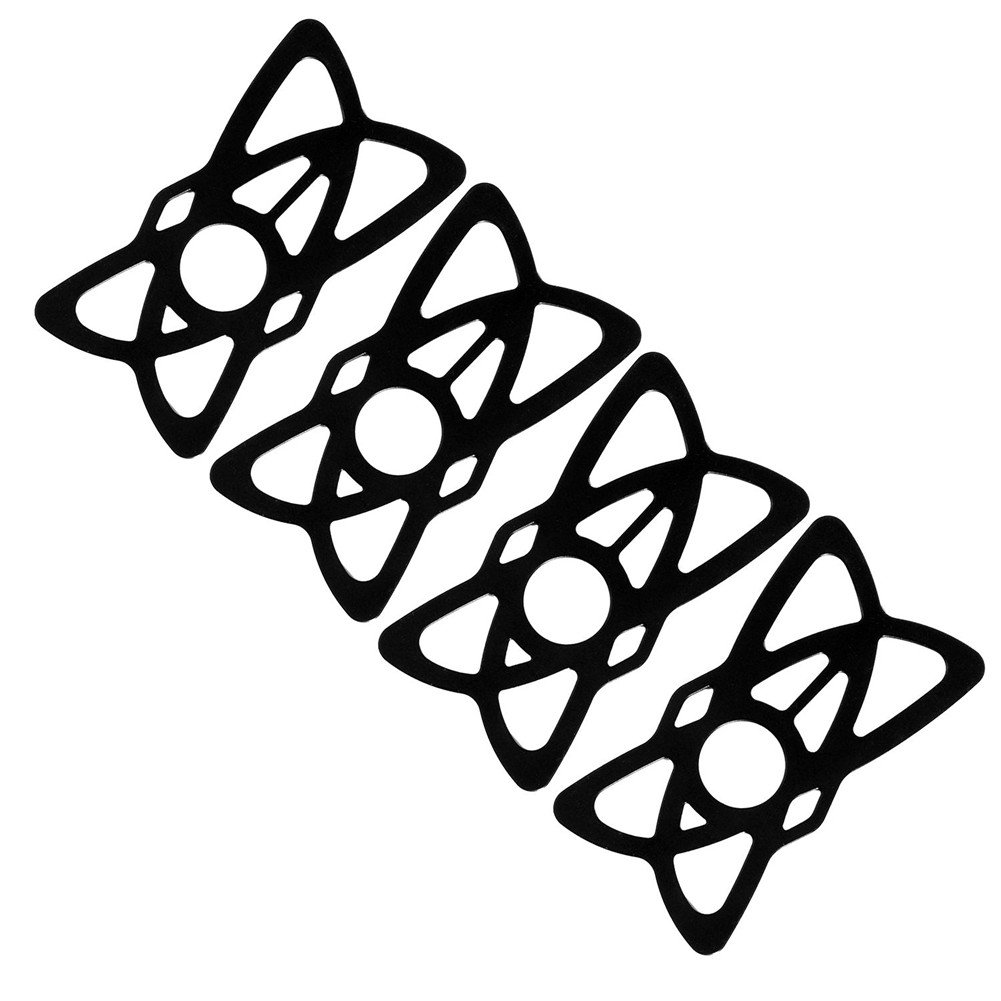 Kbrotech Replacement Rubber/Silicone Bands for Universal Bike,Bicycle,Motorcycle,Handlebar,Roll Bar Mount,Scooter,Phone Mount Holder,4 PCS Bands (BBLACK)