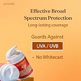 Auravedic Kumkumadi Sunscreen SPF 50 Face Serum 50ml Brightening Dark Spot view 7