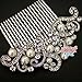new fashion beautiful Silver Color bridal wedding hair comb pearl and crystal #5 by beautyxyz