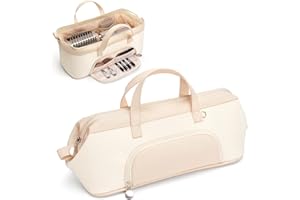 Lotour Hair Tools Travel Case Bag for Shark HD430 FlexStyle/Dyson Airwrap Hair Dryer, Portable Travel Storage Organizer for Hair Attachments Waterproof