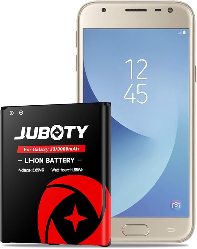 JUBOTY Galaxy J3 Battery,Upgraded 3000mAh Replacement Amazon.co.uk
