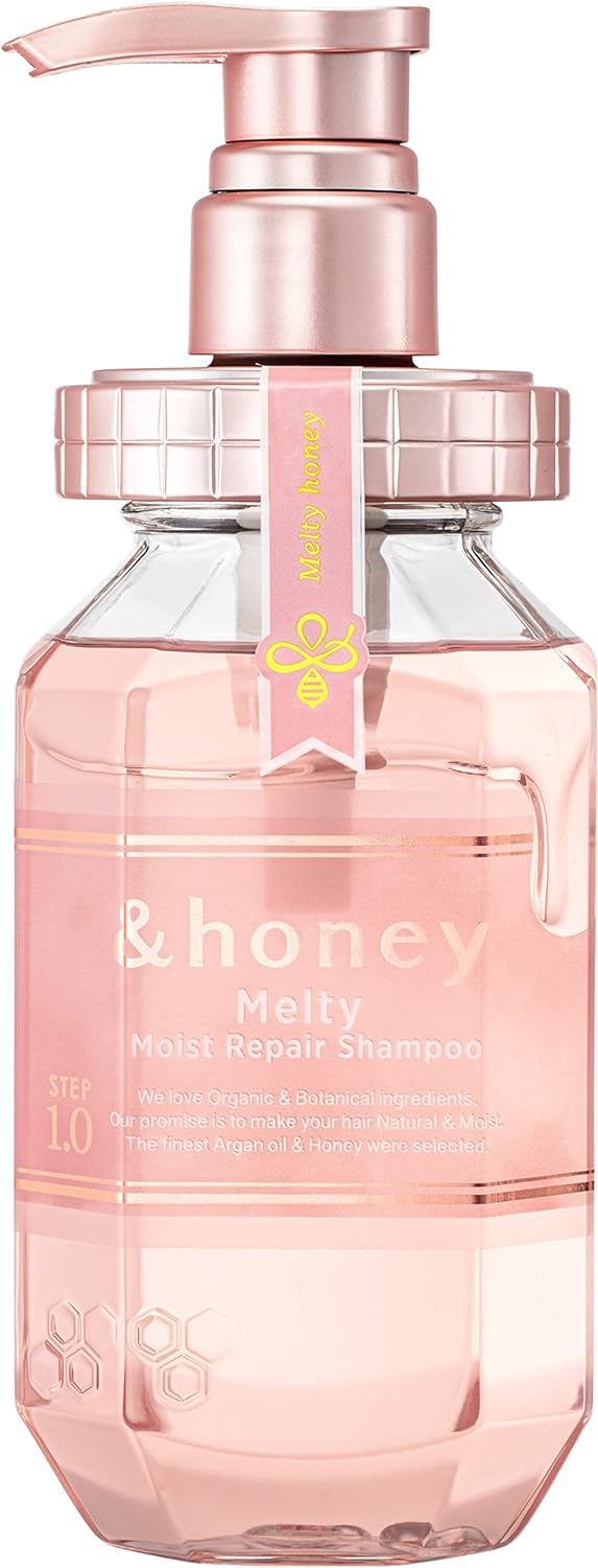 &Honey Melty Moist Repair Shampoo Step 1.0 440 ml - Rose Honey Scent