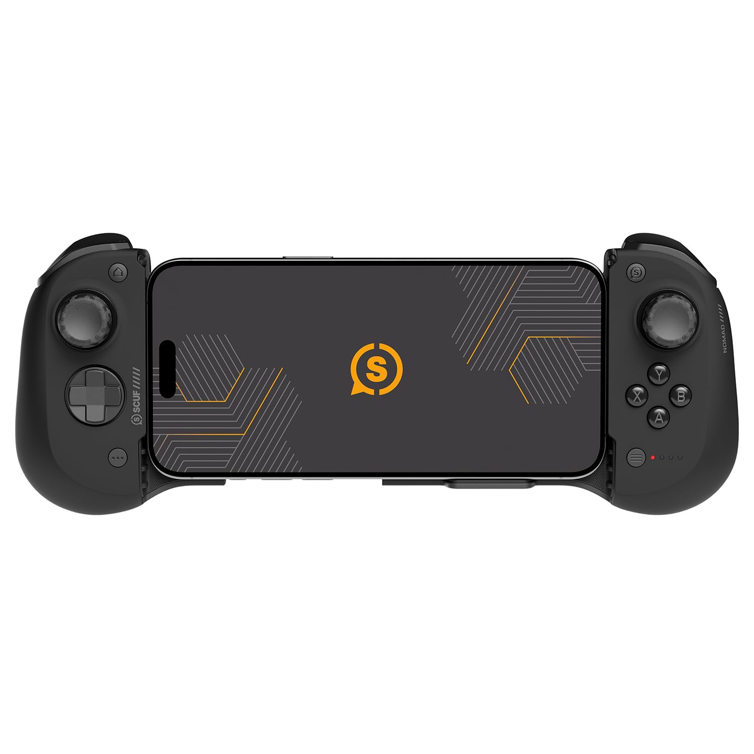 Scuf NOMAD Kabelloser iPhone Controller für Mobiles Gaming – Hintere Paddles – Anti-Drift-Thumbsticks – Bluetooth 5.0 Verbindung – PS Remote, Xbox Game Pass, Apple Arcade, Steam Link – Schwarz