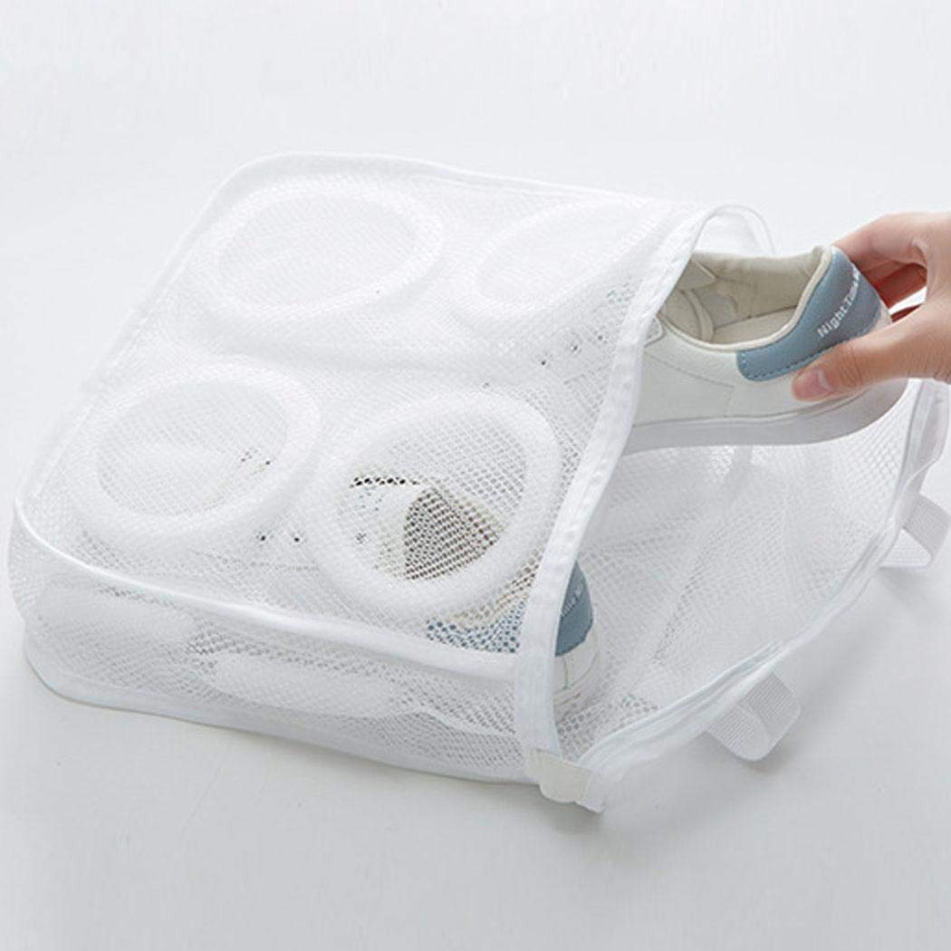 mekolen Portable Mesh Laundry Shoes Bags Shoe Washing Organizer Bags Washing Machine Special Shoe Bag
