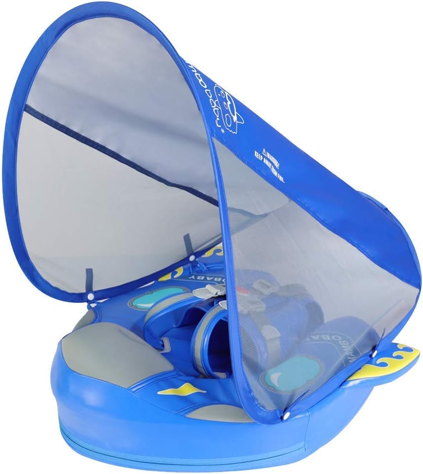 heccei baby swim float with canopy