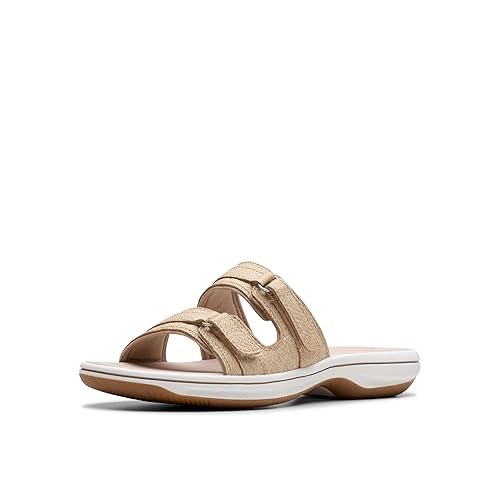 Clarks Women's Casual Sandal, Sand Interest, 7