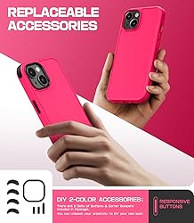 Mobnano for iPhone 14 & iPhone 13, Compatible with