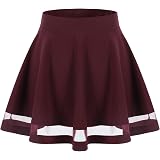 DRESSTELLS Jupe ini Courte évasée en Polyester DRESSTELLS Jupe ini Courte évasée en Polyester